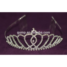 Mulheres elegantes coroa de cristal tiara casamento headwear acessórios de noiva do cabelo